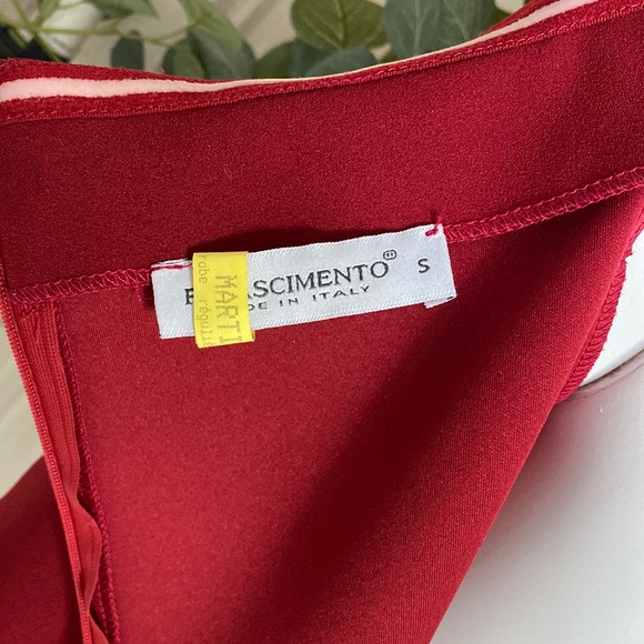 Rinascimento sheath dress scuba crepe, stretchy, 1/4 sleeves body contour Size S - Picture 8 of 15